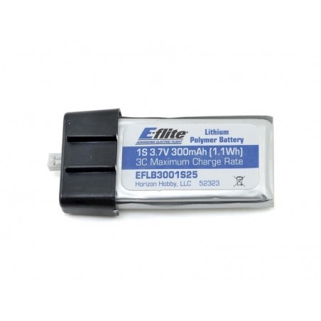 Batterie di propulsione per aerei RC - Batteria E-flite lipo 1S 3,7V 300mAh 25C - FLASH RC