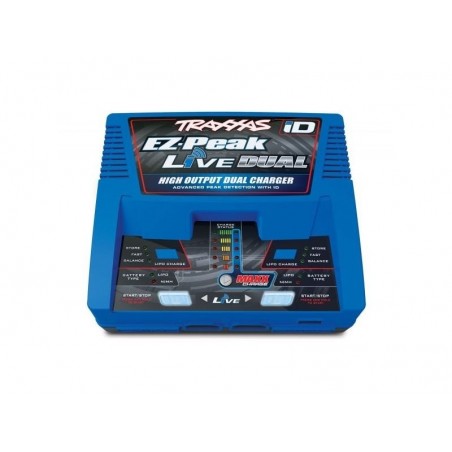Cargadores - Traxxas Dual EZ-Peak Live Charger 200W 220V TRX2973G - RC FLASH