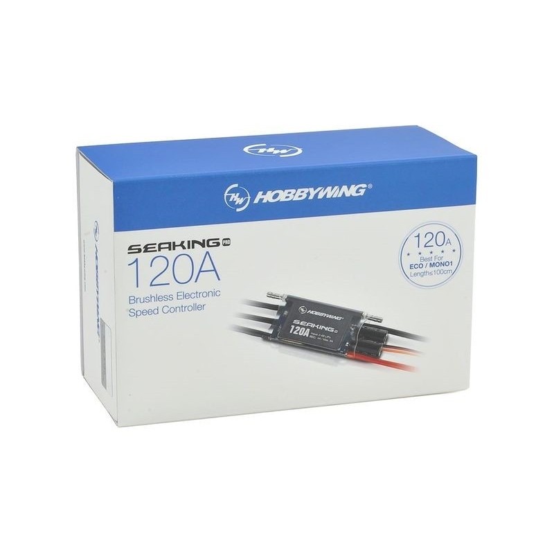 Controladores para barcos RC - Hobbywing SeaKing PRO 120A Brushless boat controller - FLASH RC