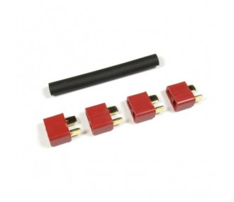 Presa Deans / Mini Deans - Presa Deans (4 pezzi) + guaina termica - FLASH RC