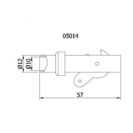 Towing hooks & winching - Aluminium towing hook 12mm Topmodel CZ - FLASH RC