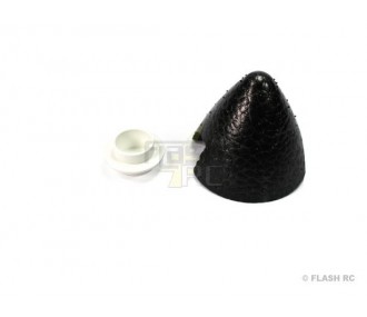 Motores y accesorios de motores para kits - 224593 - Cono de elapor NEGRO d.62mm con soporte - FLASH RC