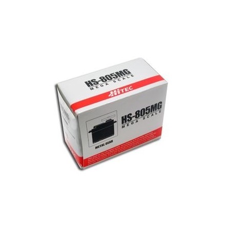 Servo 'big size' Hitec HS-805MG (197g, 24.7kg.cm, 0.14s/60°) - FLASH RC