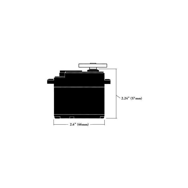 Servos - Big size servo Hitec HS-805MG (197g, 24.7kg.cm, 0.14s/60°) - FLASH RC