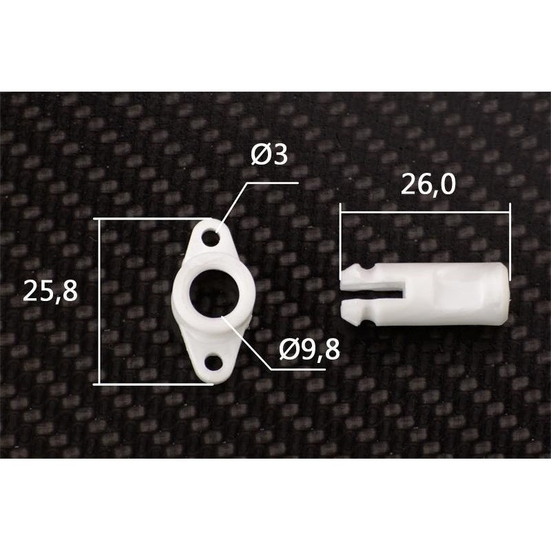 Fermetures & fixations - Clip fixation pour ailes (1x paire) Topmodel CZ - FLASH RC