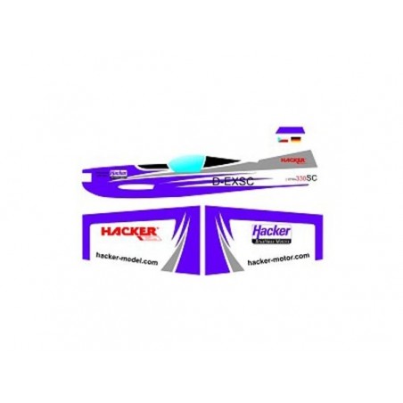 Avion Hacker model Extra 330 SC Violet ARF env.1.00m - FLASH RC