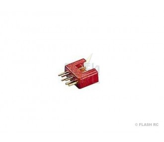 Presa MPX - Presa MPX 6 pin maschio - Graupner (1 pz) - FLASH RC