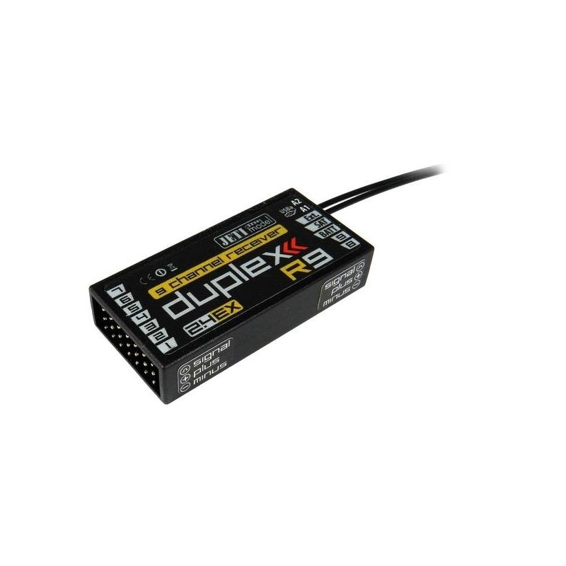JETI - R9 Duplex EX 2,4GHz Jeti 9 Channel Receiver - RC FLASH