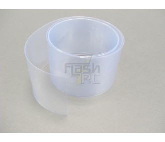 Gaines thermo pour accus - Gaine thermorétractable PVC (ratio 2:1) l=135mm / Ø84mm transparent (1m) Muldental - FLASH RC