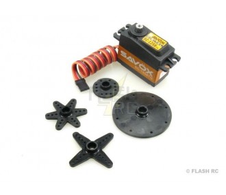 Servos - Savox SC-1258TG+ titanium standard digital servo (52g, 12kg.cm, 0.08s/60°) - FLASH RC 2