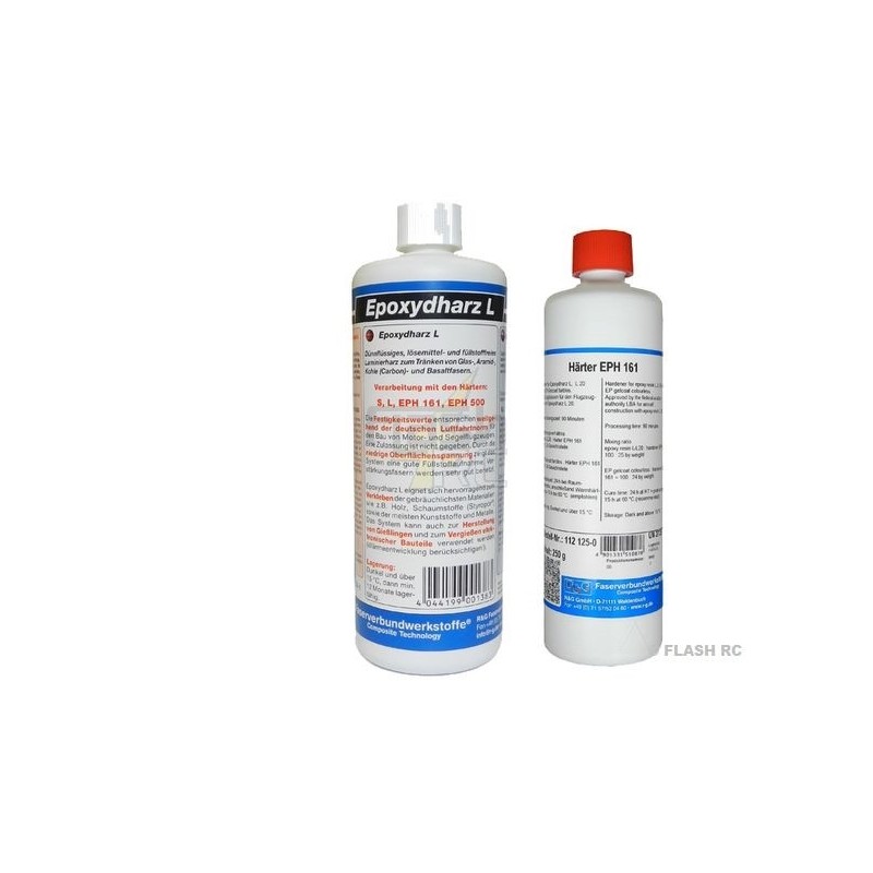 Epoxydharze - Epoxydharz L + Härter EPH161 (90min.) R&G 250g - FLASH RC