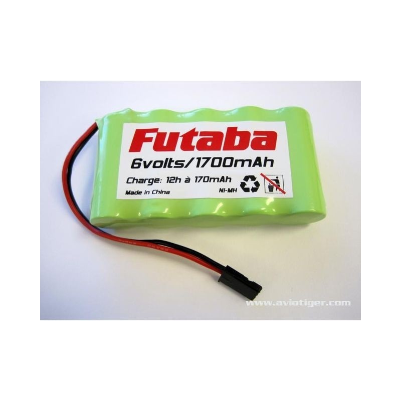 Batería Tx Futaba 6V 1700mAh NiMh para 3PL/4PL/4PKS/6JG