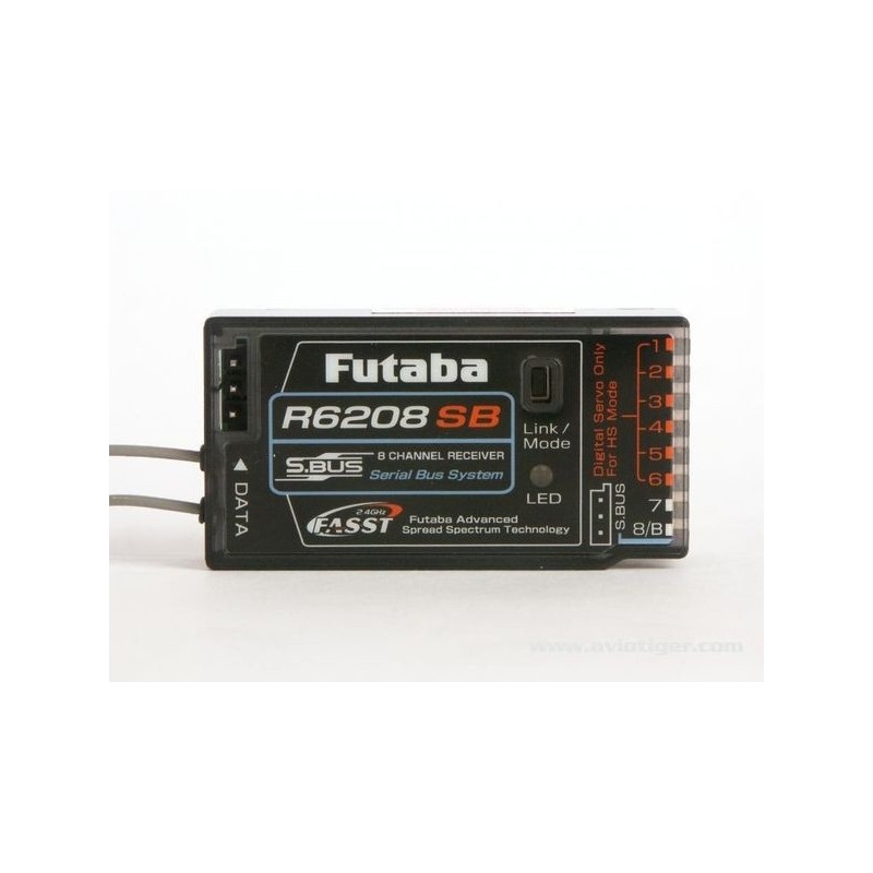 Recepteur R6208SB SBUS 2,4GHz 8Voies Futaba