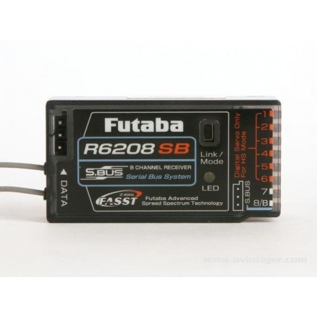 Receptor de 8 canales Futaba R6208SB SBUS 2.4GHz