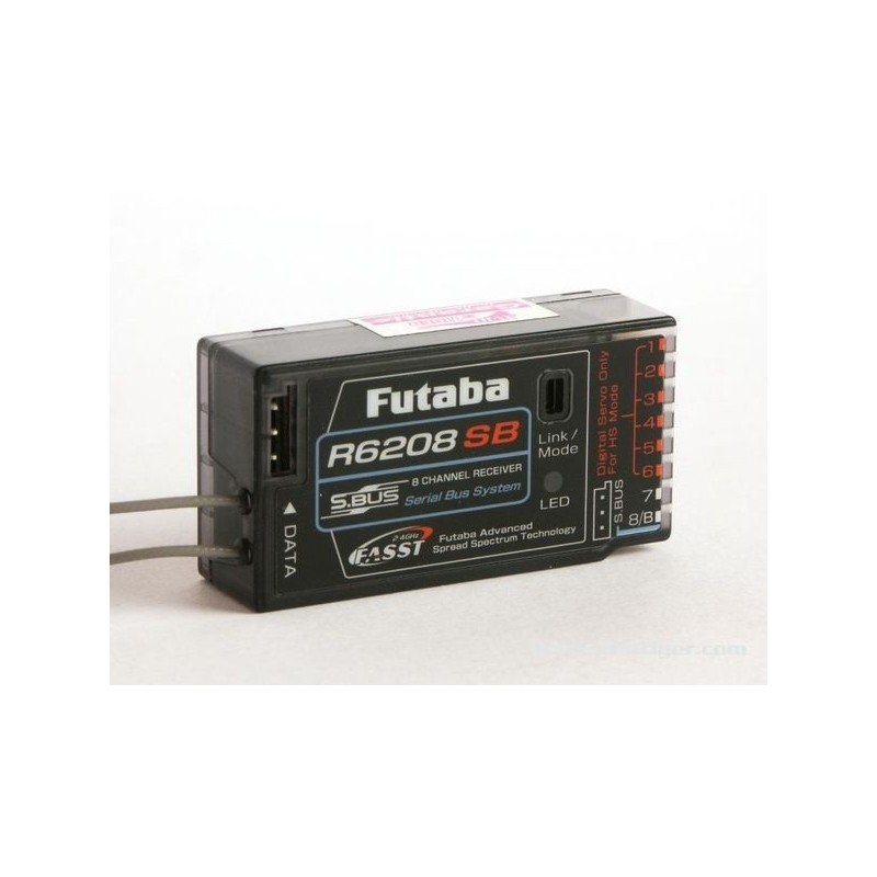 Receptor de 8 canales Futaba R6208SB SBUS 2.4GHz