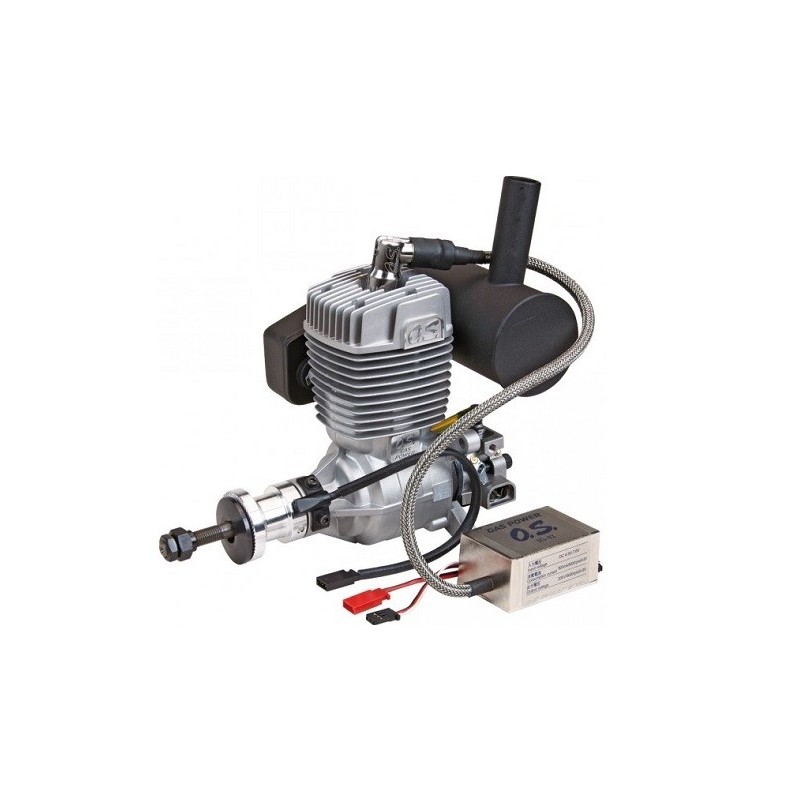 Motores de gasolina - Motor de gasolina OS GT 33 2T con silenciador E-5030 - FLASH RC