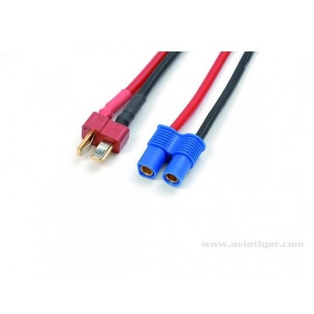 Battery and motor adapters - Adaptateur EC3 femelle Deans male - FLASH RC