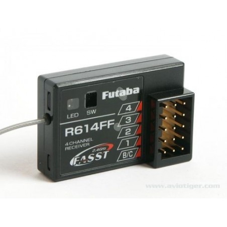Recepteur R614FF 2.4GHZ 4 Voies FASST Futaba