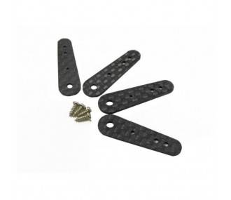 Fittings (parts) - Long carbon struts for ADD/EXTRA260/KMD/ULTIMATE Precision Aerobatics (4pcs) - FLASH RC