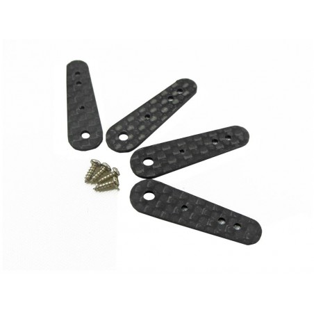 Fittings (parts) - Long carbon struts for ADD/EXTRA260/KMD/ULTIMATE Precision Aerobatics (4pcs) - FLASH RC