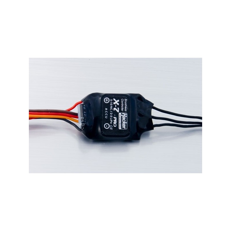 Brushless - Controller Hacker 7A - X-7-Pro with BEC - FLASH RC