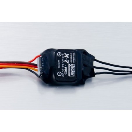 Brushless - Controller Hacker 7A - X-7-Pro with BEC - FLASH RC