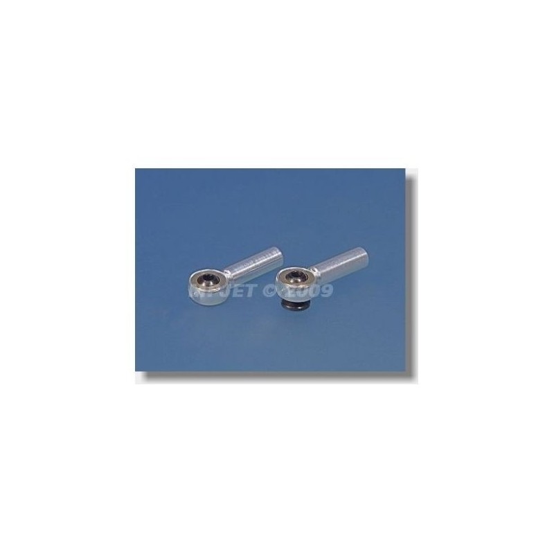 Rótula Alu - 2314 - Rótula M3 metal (2pcs) - Mp Jet - FLASH RC