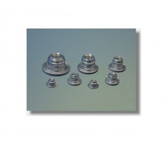 Dadi imperdibili - ECROU PRISONNIER LONG À COLLER M6 10pcs - FLASH RC