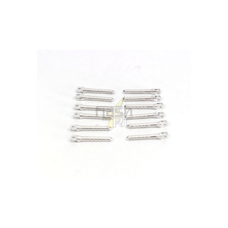 Hinges - Alu stick hinges 3x50mm 6pcs MPJET - FLASH RC