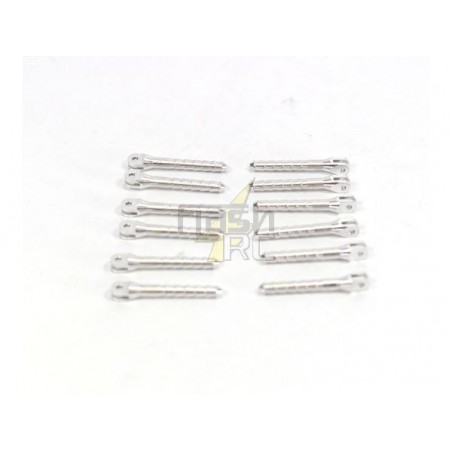 Hinges - Alu stick hinges 3x50mm 6pcs MPJET - FLASH RC