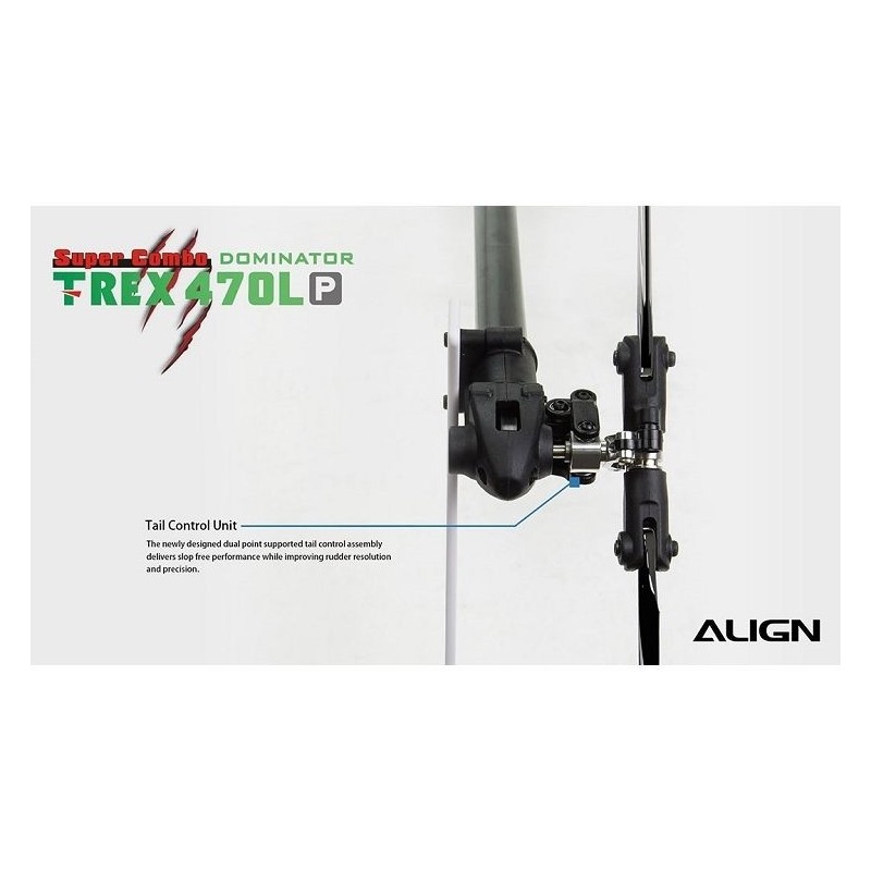 RC Helicopters - Align T-Rex 470LP Dominator Super Combo RH47E02X - FLASH RC