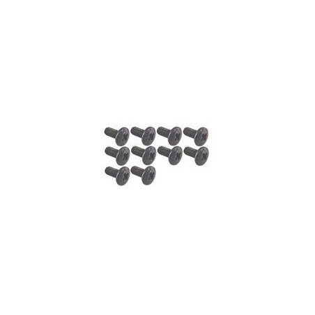 Visserie palonniers, fixation - Vis de palonnier pour Servos 'MG' Hitec  (10 pcs) - FLASH RC