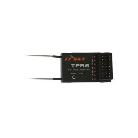Ricevitori compatibili FASST FUTABA - TFR6 Rx Frsky 7 canali 2.4GHz FASST Futaba - FLASH RC