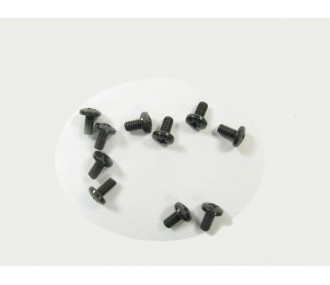 Tornillos y pernos, montaje - Servo pernos 2mm 10pcs Futaba - FLASH RC