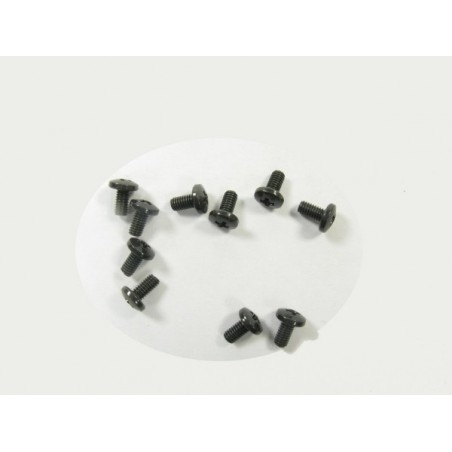 Tornillos y pernos, montaje - Servo pernos 2mm 10pcs Futaba - FLASH RC