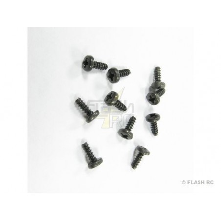 Viti e bulloni di fissaggio - Bulloni dei servi (ingranaggi in nylon) 10pz Futaba - FLASH RC