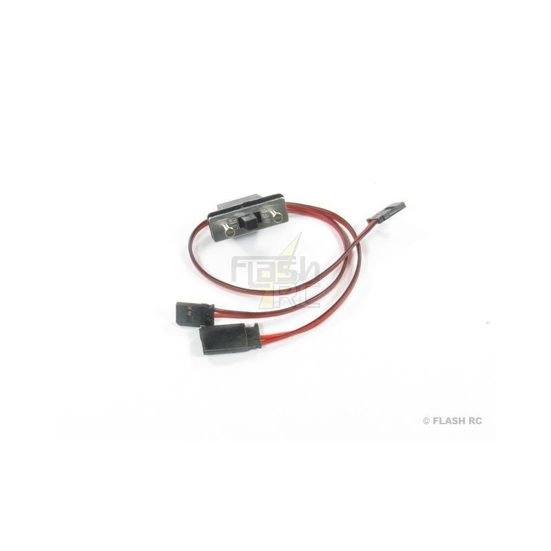 Switches - Switch with 0,25mm² load socket Futaba Muldental - FLASH RC
