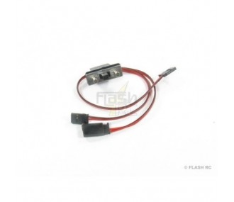 Interrupteurs - Interrupteur avec Prise charge 0,25mm² Graupner Muldental - FLASH RC