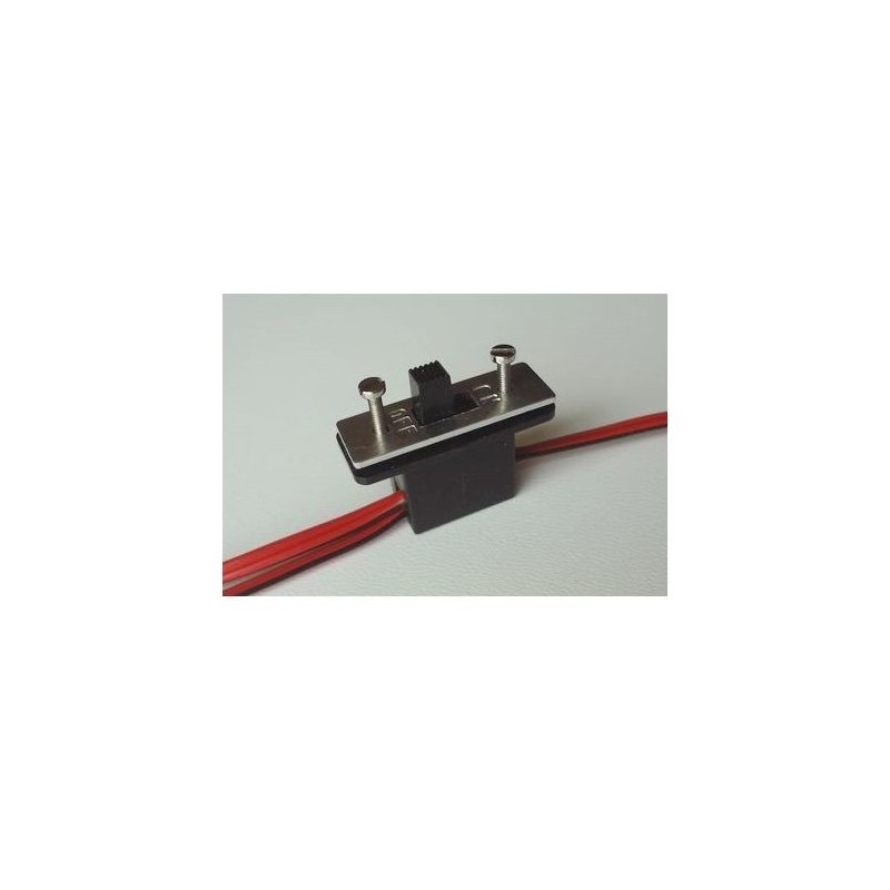 Interruptores - Interruptor con toma de carga de 0,25mm² Graupner Muldental - FLASH RC