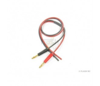 Pour batteries de propulsion - Cordon de charge avec fils silicone nus Muldental - FLASH RC