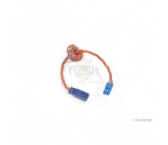 Prolunghe servo - Prolunga servo 15cm JR 0,35mm² attorcigliata con ferrite Muldental - FLASH RC