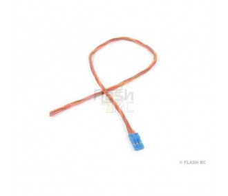 Cables servo - JR enchufe macho 30cm 0,35mm² Silicona Azul Muldental enchufe - FLASH RC