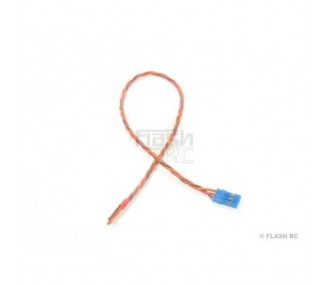 Cables servo - JR enchufe macho 30cm 0,14mm² Silicona Azul Muldental enchufe - FLASH RC