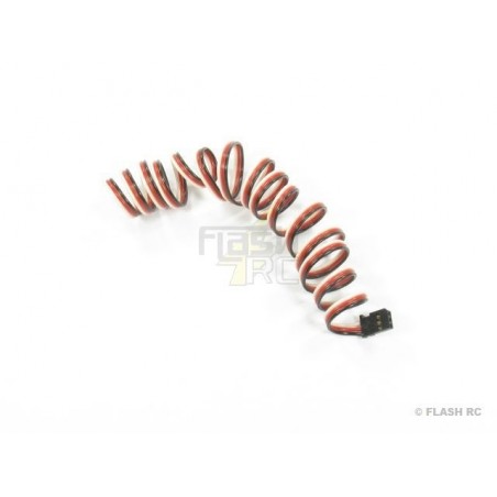 Cables servos - Prise Futaba male 100cm 0,25mm² Muldental - FLASH RC