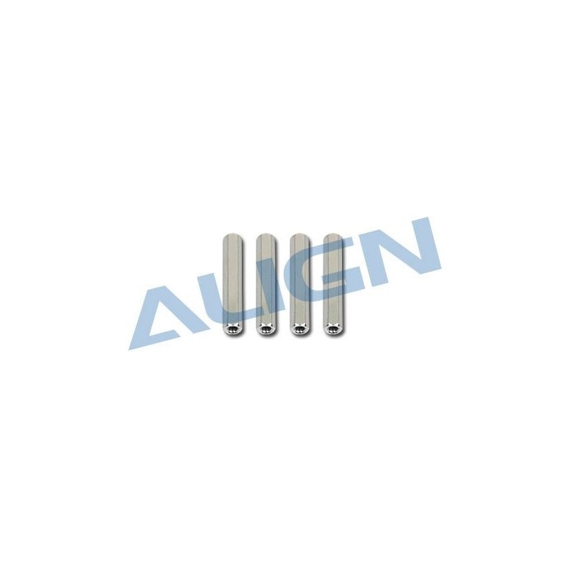 T-REX 450 PRO/DFC - H45044 - Cheville hexagonale alu (4 Pcs) - TREX-450 PRO Align - FLASH RC