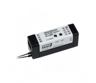 Receptores M-Link (con telemetría) - RX-9-DR Receptor compacto M-Link 2,4Ghz Multiplex - FLASH RC