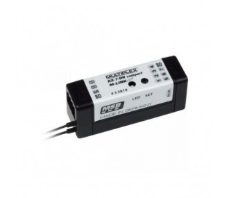 Récepteurs M-Link  (avec télémesure) - Récepteur RX-7-DR compact M-Link 2.4Ghz Multiplex - FLASH RC