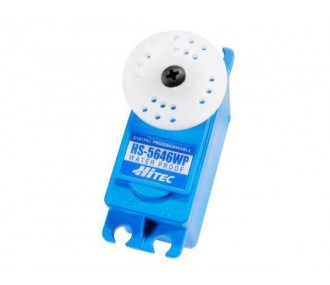 Servos - Hitec HS-5646WP MG Impermeable servo estándar (61g, 12.9kg.cm, 0.18s/60°) - FLASH RC
