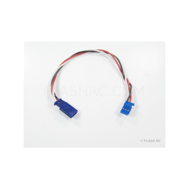 Rallonges servos - Rallonge HUB 6A 20cm Robbe - FLASH RC