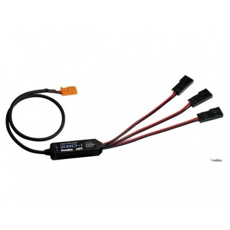 SBUS Futaba accessories and connectors - S-BUS decoder for 3 Futaba SBD-1 40cm Classic Servos - FLASH RC